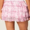 Gelaagde chiffon minirok Gelaagde chiffon minirok