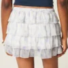 Gelaagde chiffon minirok Gelaagde chiffon minirok