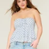 Gelaagde halter babydoll top Gelaagde halter babydoll top