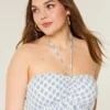 Gelaagde halter babydoll top Gelaagde halter babydoll top