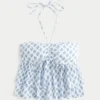 Gelaagde halter babydoll top Gelaagde halter babydoll top