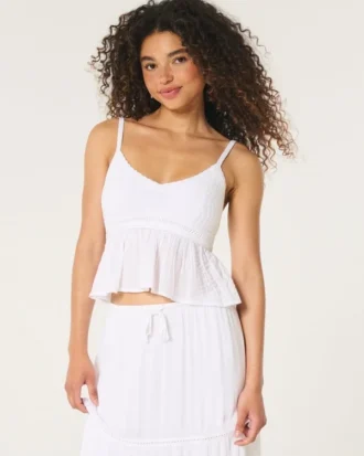 Gemakkelijk te haken babydoll-top