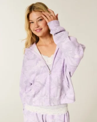 Gemakkelijke camouflagehoodie met ritssluiting