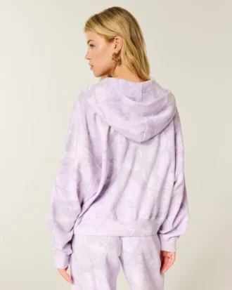 Gemakkelijke camouflagehoodie met ritssluiting