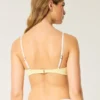 Geribbelde bikini-top met beugels Geribbelde bikini-top met beugels