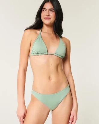 Geribbelde bikinibroek