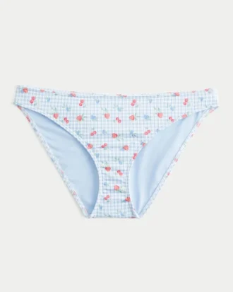 Geribbelde bikinibroek