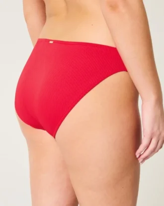 Geribbelde bikinibroek