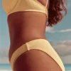 Geribbelde bikinibroek