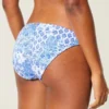 Geribbelde bikinibroek met lage taille
