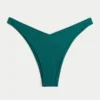 Geribbelde Cheekiest-bikinibroekje met hoge pijpen