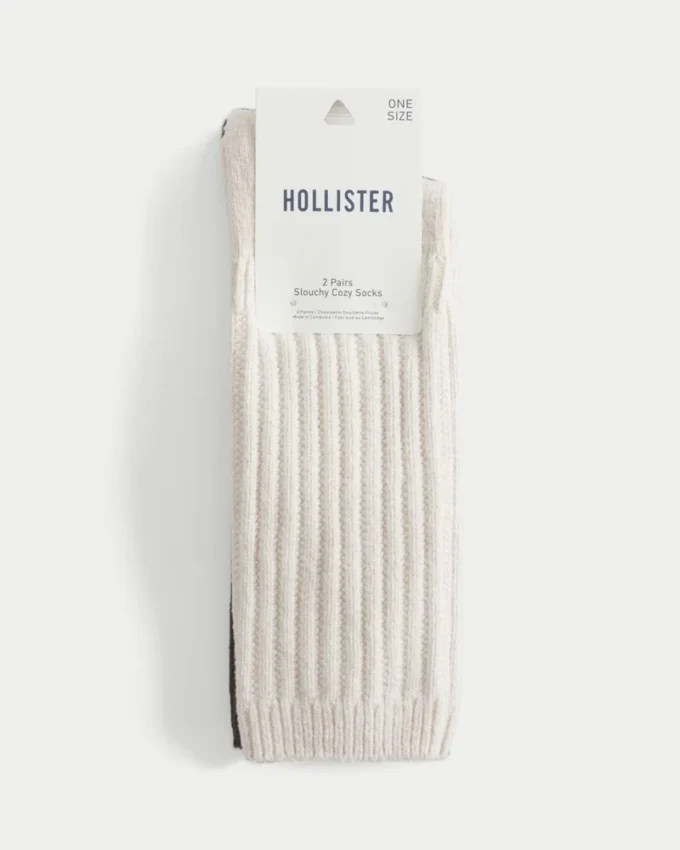 Geribde sokken, 2-pack