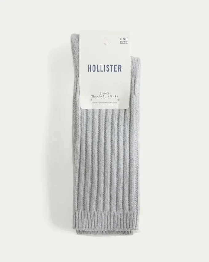 Geribde sokken, 2-pack