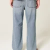 Gescheurde baggy jeans met medium wassing Gescheurde baggy jeans met medium wassing