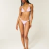Gesmokte Cheekiest bikinibroekje met hoge beenuitsnijding