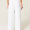 Gestreepte baggy broek met elastische tailleband