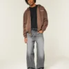 Gewassen grijze superbaggy jeans Gewassen grijze superbaggy jeans