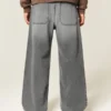 Gewassen grijze superbaggy jeans Gewassen grijze superbaggy jeans