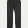 Gewassen zwarte atletische skinny jeans Gewassen zwarte atletische skinny jeans