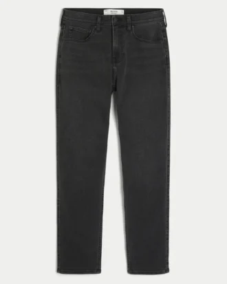 Gewassen zwarte atletische skinny jeans