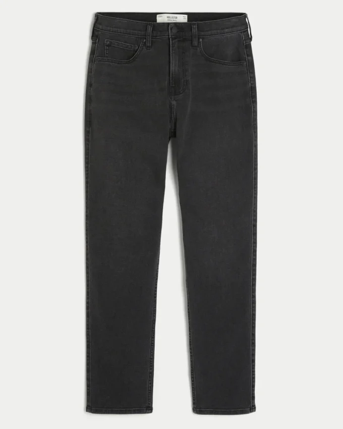 Gewassen zwarte atletische skinny jeans Gewassen zwarte atletische skinny jeans