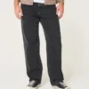 Gewassen zwarte baggy jeans Gewassen zwarte baggy jeans