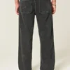 Gewassen zwarte baggy jeans Gewassen zwarte baggy jeans
