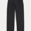 Gewassen zwarte baggy jeans Gewassen zwarte baggy jeans