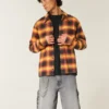 Gewassen zwarte denim baggy schildersshort Gewassen zwarte denim baggy schildersshort