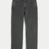 Gewassen zwarte losse jeans Gewassen zwarte losse jeans