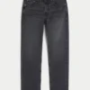 Gewassen zwarte slim straight jeans Gewassen zwarte slim straight jeans