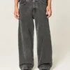 Gewassen zwarte superbaggy jeans Gewassen zwarte superbaggy jeans