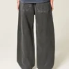 Gewassen zwarte superbaggy jeans Gewassen zwarte superbaggy jeans