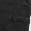 Gewassen zwarte superbaggy schilderbroek Gewassen zwarte superbaggy schilderbroek
