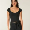 Gilly Hicks Active ballet top met strikbandjes Gilly Hicks Active ballet top met strikbandjes