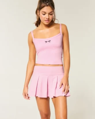 Gilly Hicks Active Plissérokje met lage taille