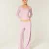 Gilly Hicks Active Recharge baggy broek met hartjes Gilly Hicks Active Recharge baggy broek met hartjes