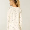 Gilly Hicks Always Cozy Waffle Long-Sleeve Scoop Top