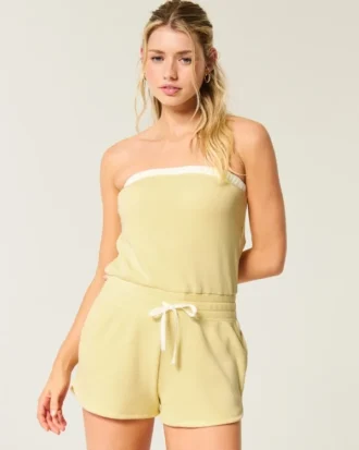 Gilly Hicks Comfortabele strapless wafelonesie