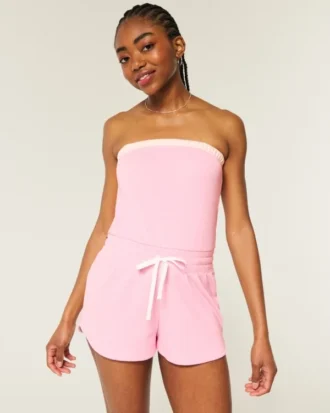 Gilly Hicks Comfortabele strapless wafelonesie Gilly Hicks Comfortabele strapless wafelonesie