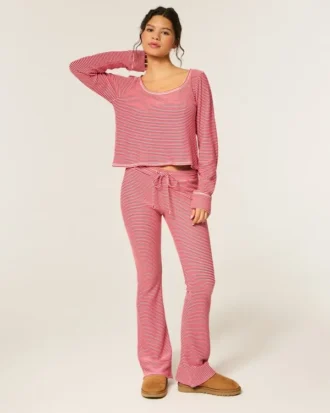 Gilly Hicks Cozy Waffle Bootcut-broek