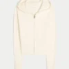 Gilly Hicks kabeltrui met capuchon en ritssluiting Gilly Hicks kabeltrui met capuchon en ritssluiting