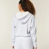 Gilly Hicks Relaxed Zip-Up Waffle Hoodie Gilly Hicks Relaxed Zip-Up Waffle Hoodie