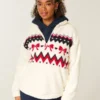 Gilly Hicks Sherpa-sweatshirt met kwartritssluiting Gilly Hicks Sherpa-sweatshirt met kwartritssluiting