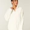 Gilly Hicks Sherpa-sweatshirt met kwartritssluiting Gilly Hicks Sherpa-sweatshirt met kwartritssluiting