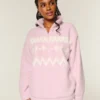 Gilly Hicks Sherpa-sweatshirt met kwartritssluiting Gilly Hicks Sherpa-sweatshirt met kwartritssluiting
