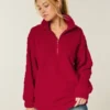 Gilly Hicks Sherpa-sweatshirt met kwartritssluiting Gilly Hicks Sherpa-sweatshirt met kwartritssluiting