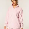 Gilly Hicks Sherpa-sweatshirt met kwartritssluiting Gilly Hicks Sherpa-sweatshirt met kwartritssluiting