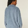 Gilly Hicks Sherpa-sweatshirt met kwartritssluiting Gilly Hicks Sherpa-sweatshirt met kwartritssluiting