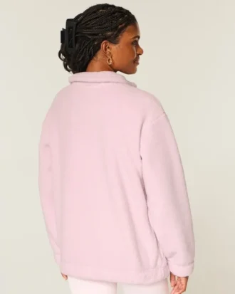 Gilly Hicks Sherpa-sweatshirt met kwartritssluiting